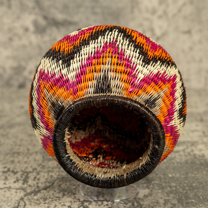 Angry Waves Hand Woven Rainforest Basket