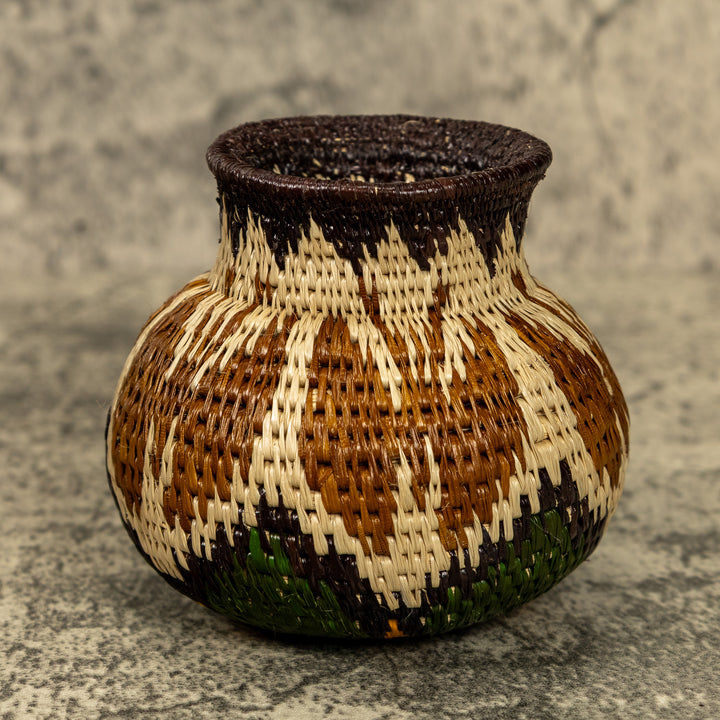 Butterfly Hand Woven Rainforest Basket