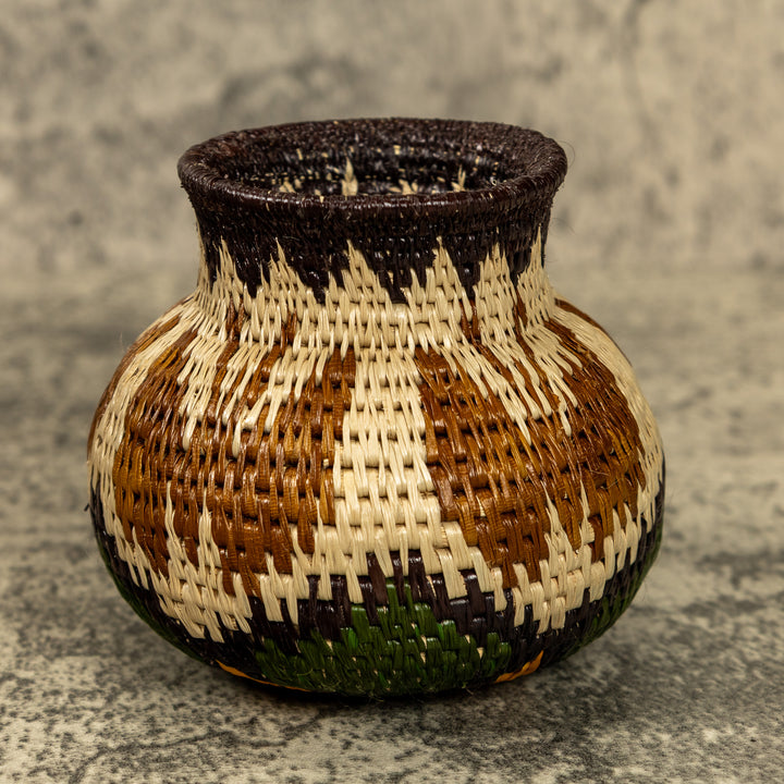 Butterfly Hand Woven Rainforest Basket