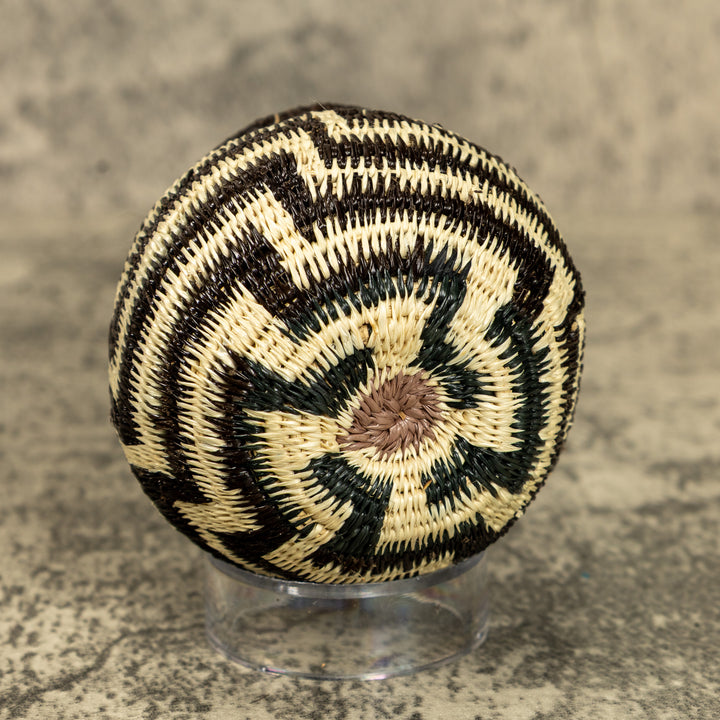 Black And White Hand Woven Rainforest Basket