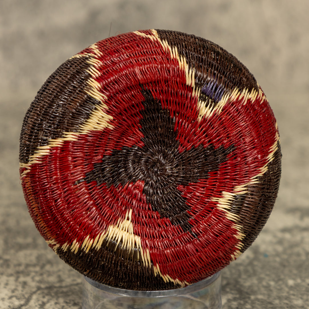 Small Floral Design Hand Woven Rainforest Basket
