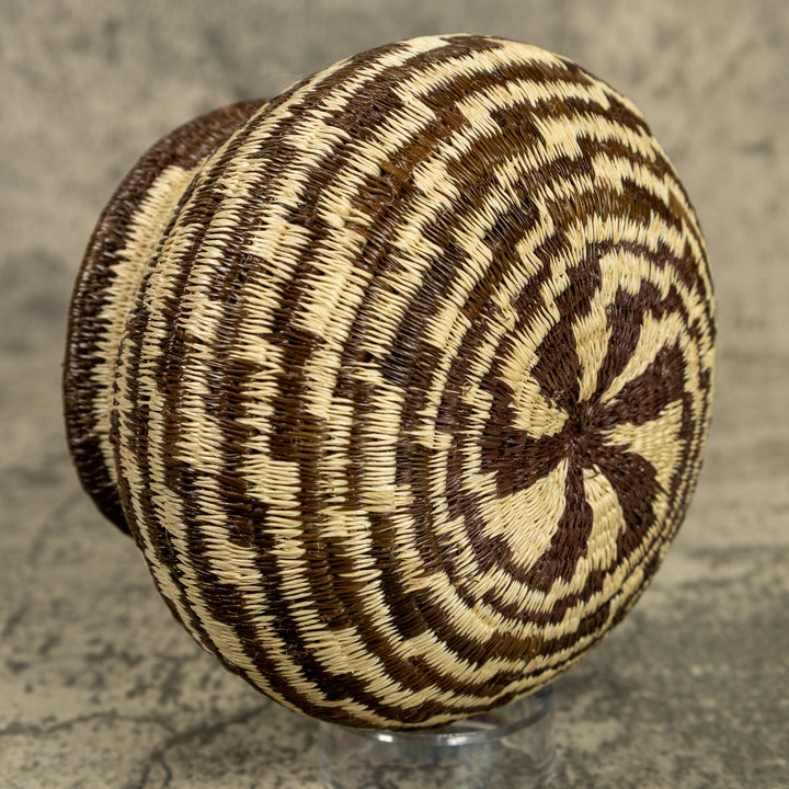 Black And White Hand Woven Rainforest Basket