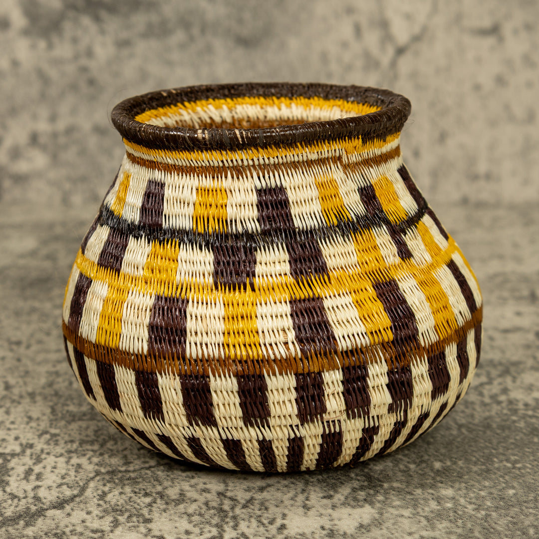 Picket Fence Hand Woven Rainforest Basket