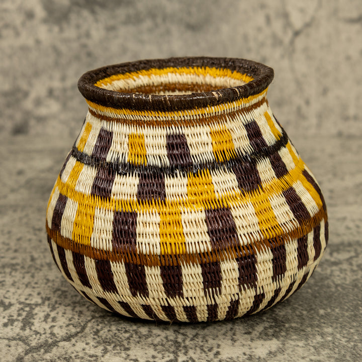 Picket Fence Hand Woven Rainforest Basket