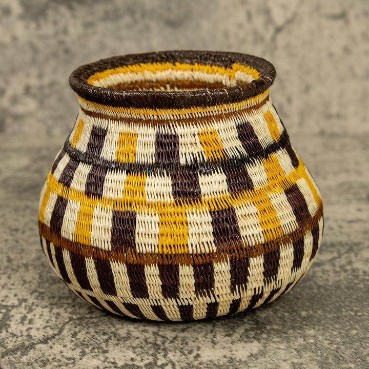 Picket Fence Hand Woven Rainforest Basket