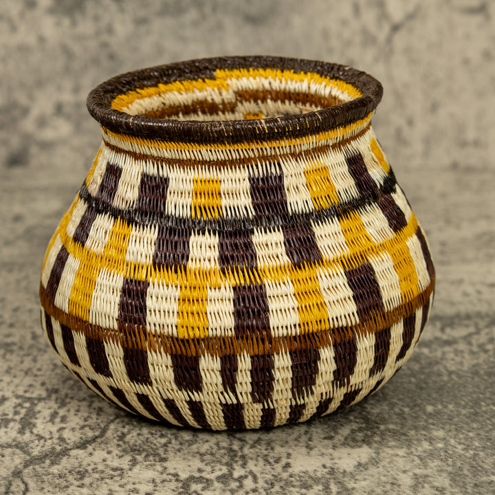 Picket Fence Hand Woven Rainforest Basket