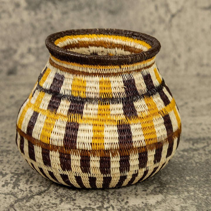 Picket Fence Hand Woven Rainforest Basket