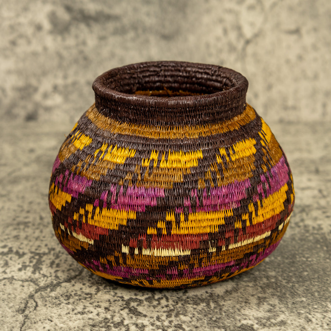 Fine Design Hand Woven Rainforest Basket
