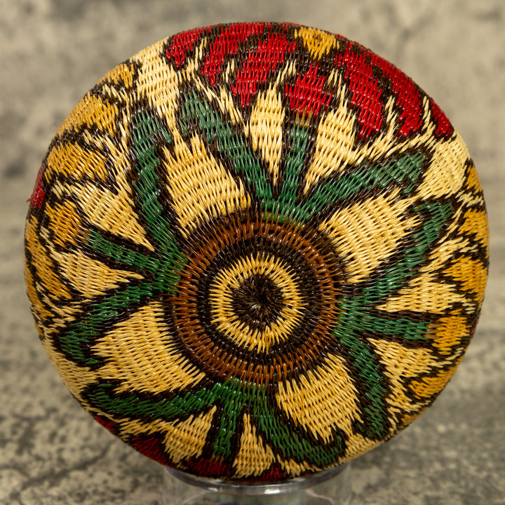 Floral Design Hand Woven Rainforest Basket