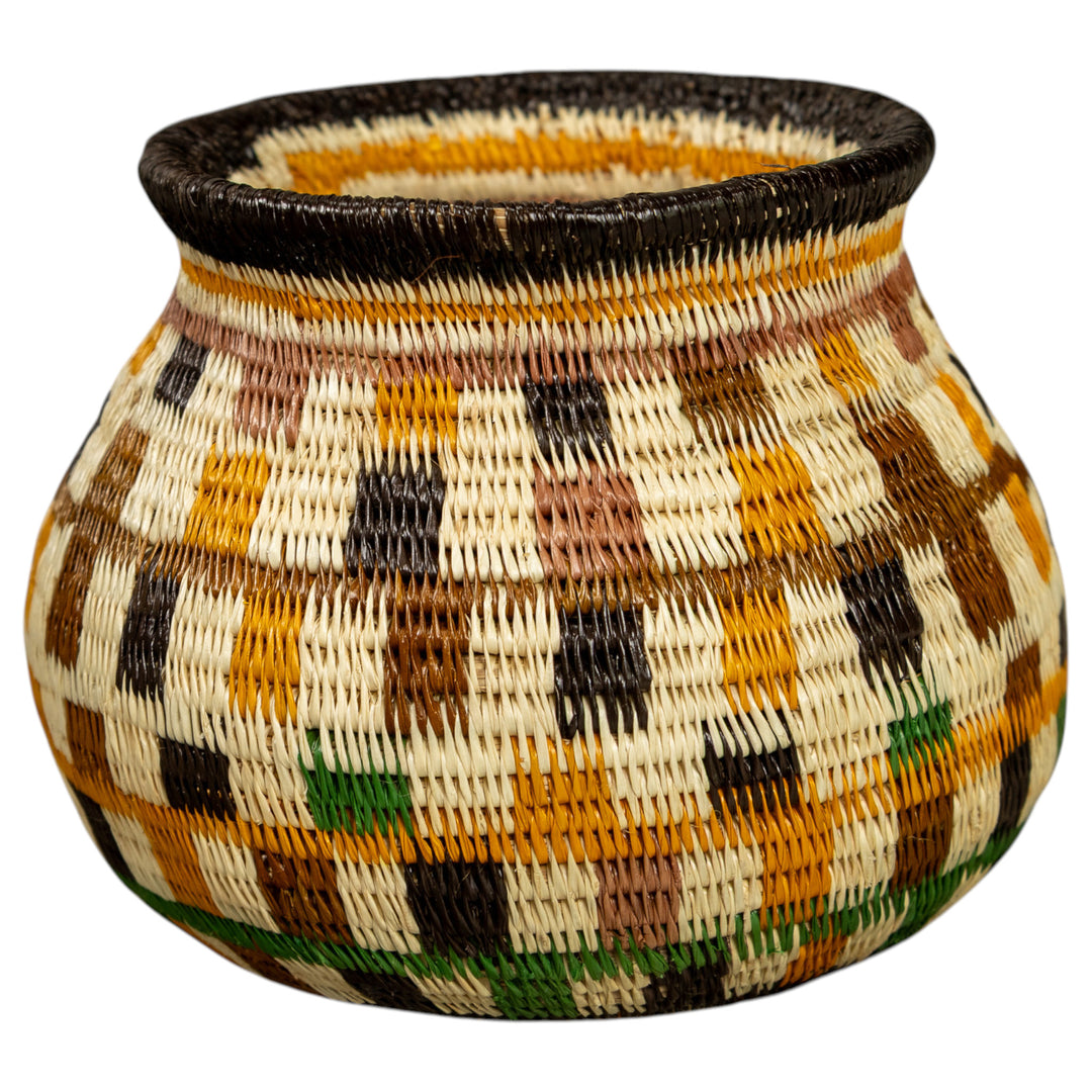 Multicolor Hand Woven Rainforest Basket