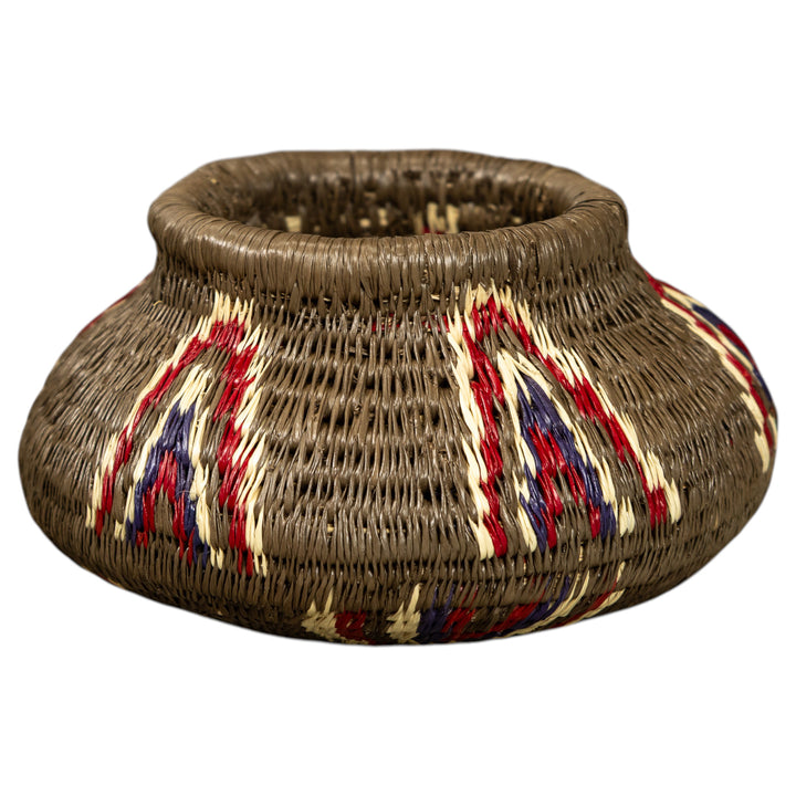 Flaming Teepee Hand Woven Rainforest Basket