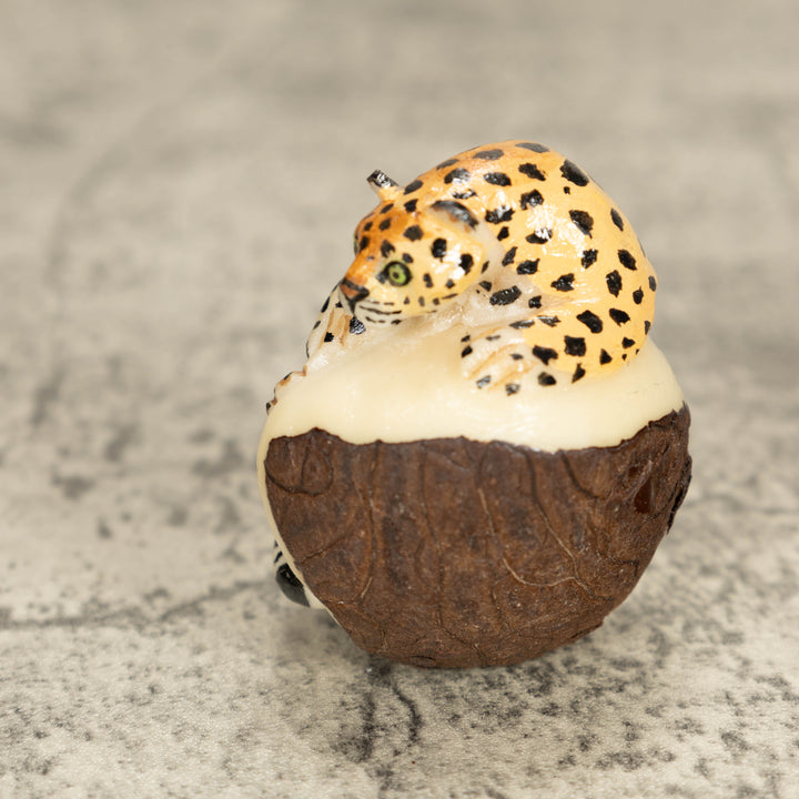 Jaguar Tagua Nut Carving