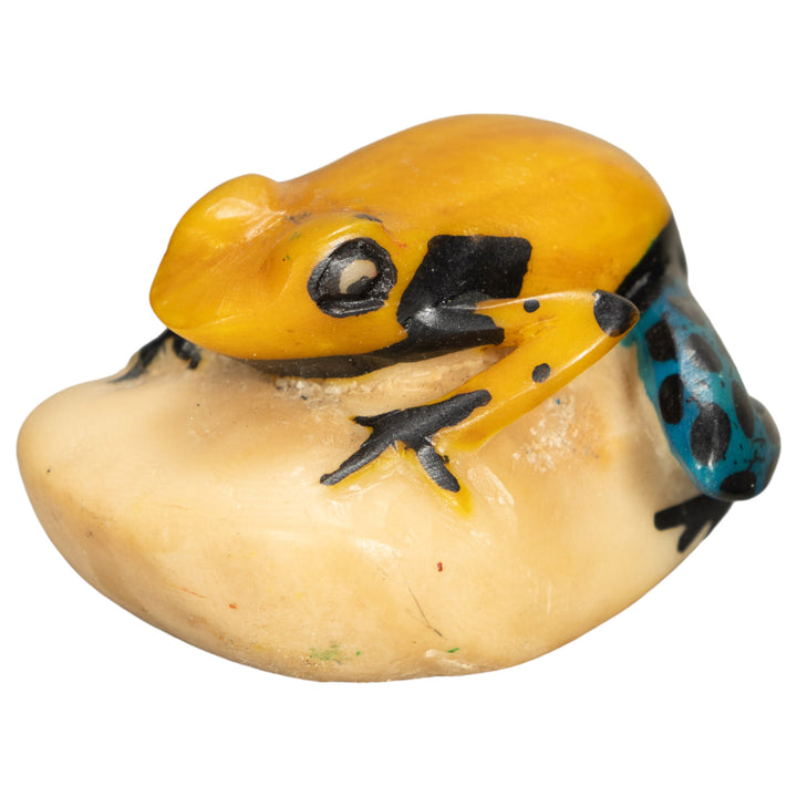 Vintage Frog Tagua Nut Carving