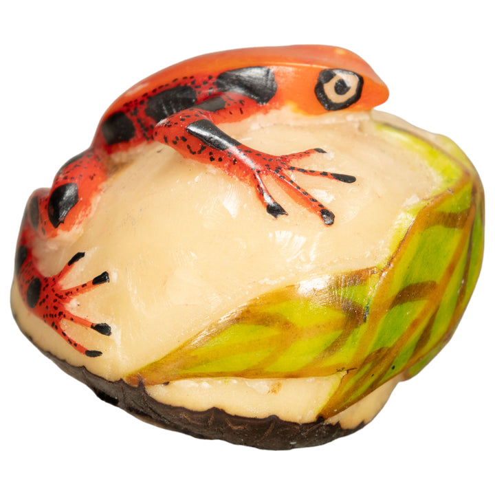 Vintage Poison Dart Tagua Nut Carving