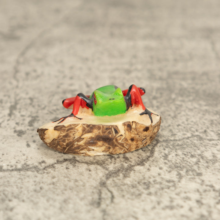 Vintage Poison Dart Tagua Nut Carving