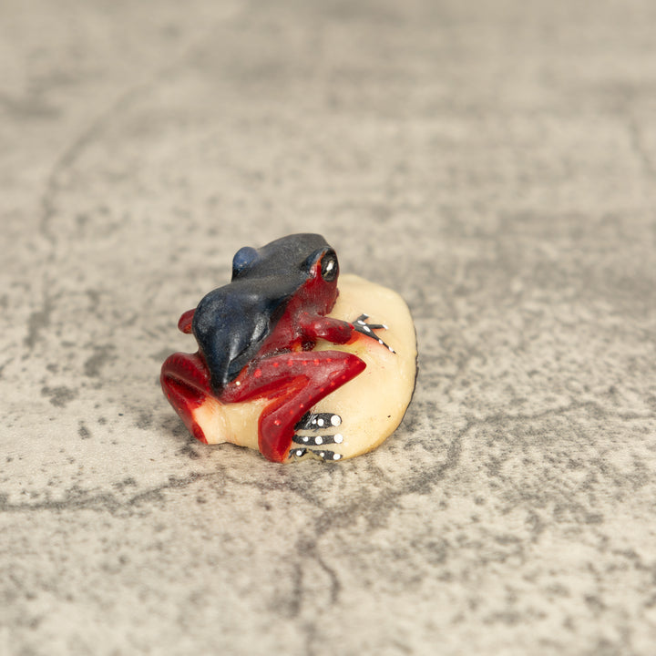 Vintage Poison Dart Tagua Nut Carving