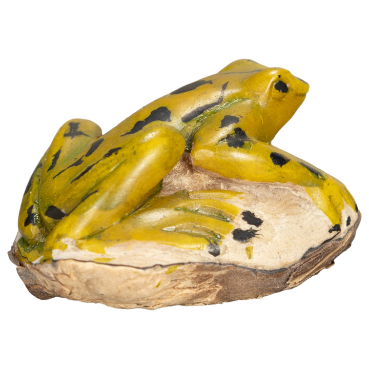 Vintage Poison Dart Tagua Nut Carving
