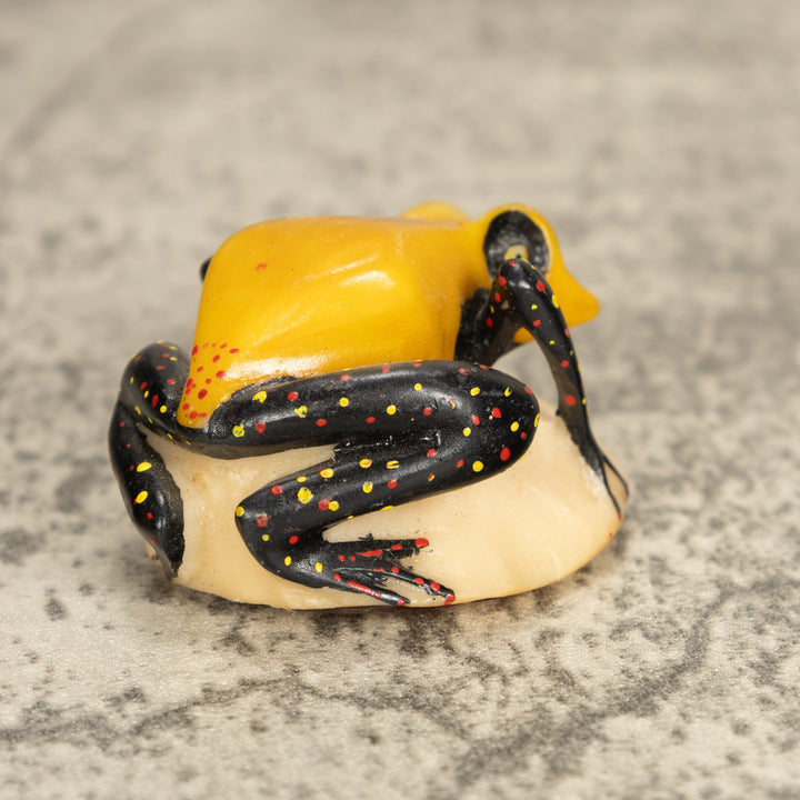 Vintage Poison Dart Tagua Nut Carving