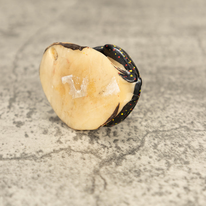 Vintage Poison Dart Tagua Nut Carving