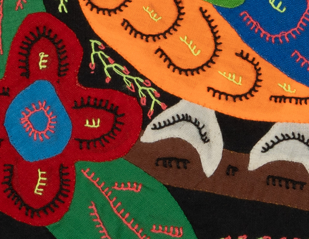 Multi-Color Parrot Bird Blue And Orange Molita