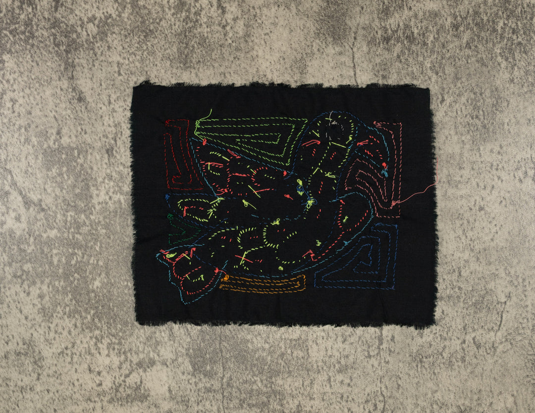 Multi-Color Parrot Bird Blue And Navy Molita