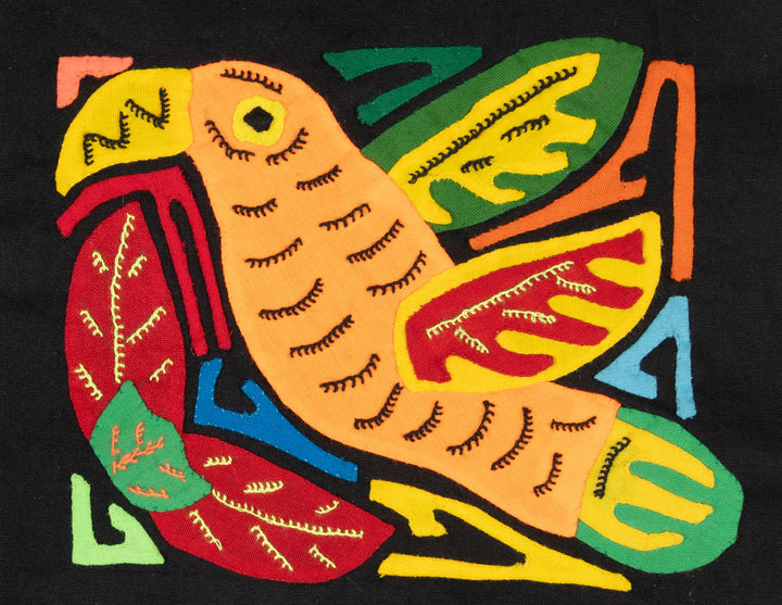 Multicolor Orange Red And Green Bird Molita