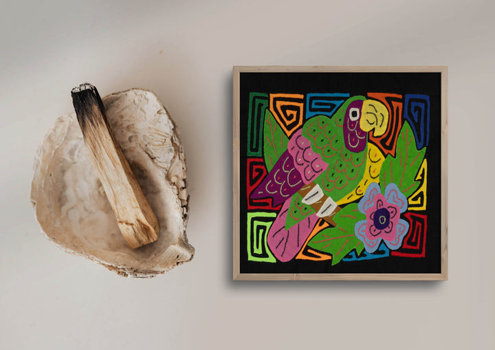 Multi-Color Parrot Bird Green And Pink Molita