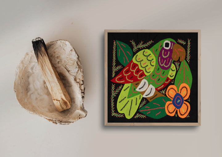 Multi-Color Parrot Bird Red And Green Molita