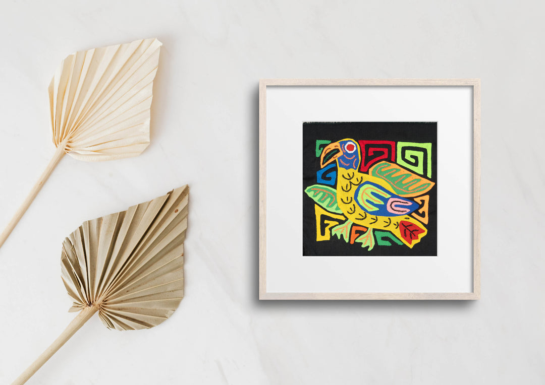 Orange Blue And Red Bird Molita