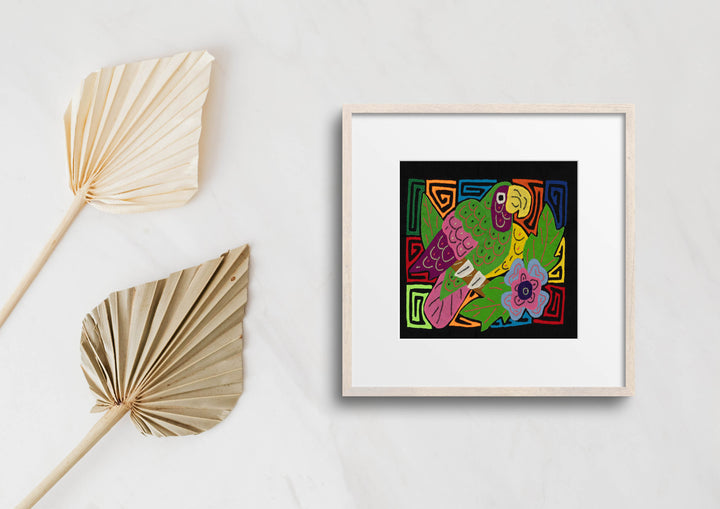 Multi-Color Parrot Bird Green And Pink Molita