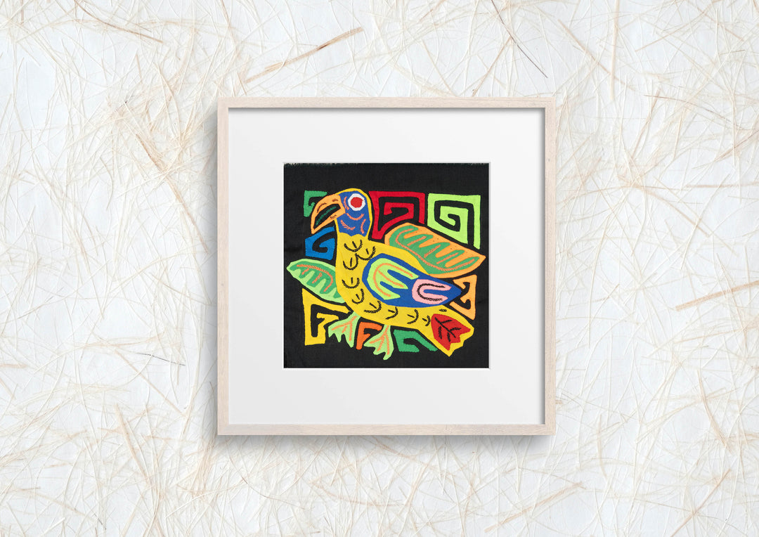 Orange Blue And Red Bird Molita