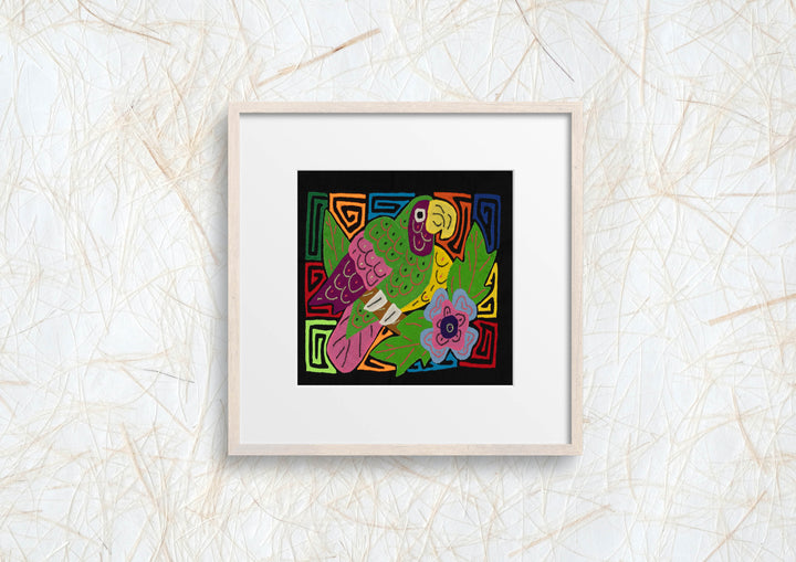 Multi-Color Parrot Bird Green And Pink Molita