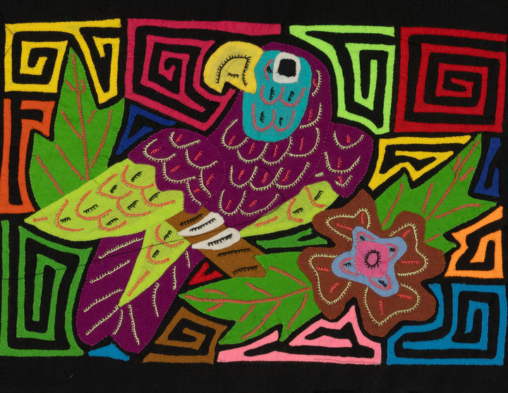 Multi-Color Parrot Bird Green And Purple Molita