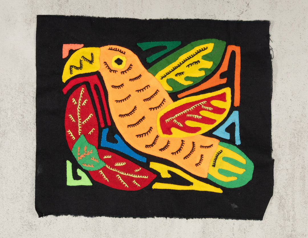 Multicolor Orange Red And Green Bird Molita