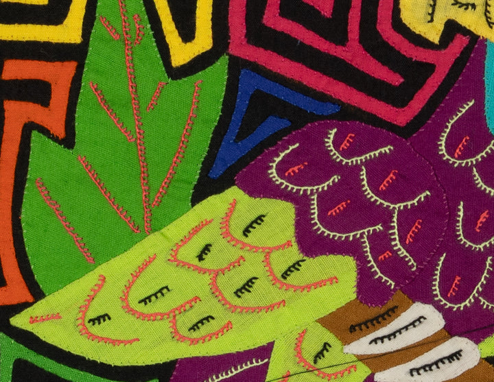 Multi-Color Parrot Bird Green And Purple Molita