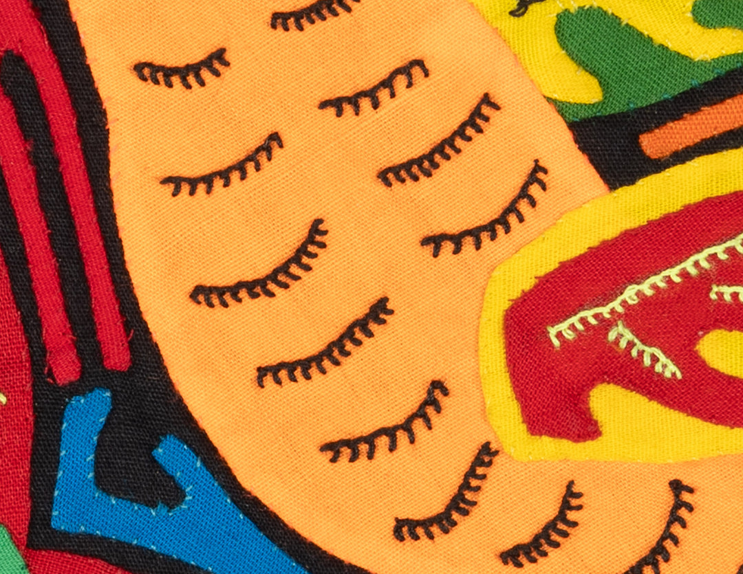 Multicolor Orange Red And Green Bird Molita