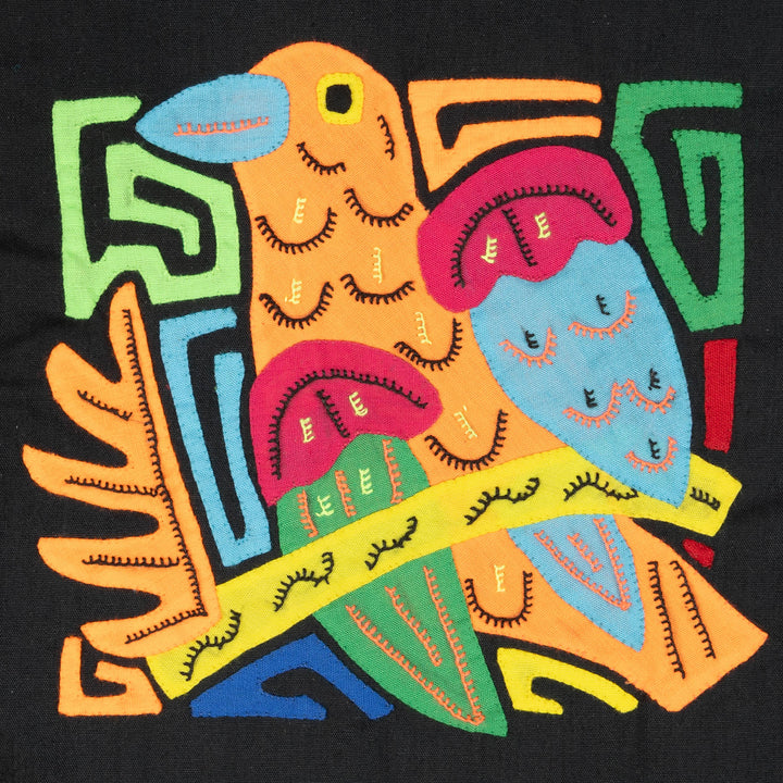 Multicolor Orange Red And Blue Bird Molita