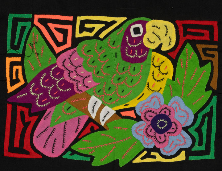 Multi-Color Parrot Bird Green And Pink Molita