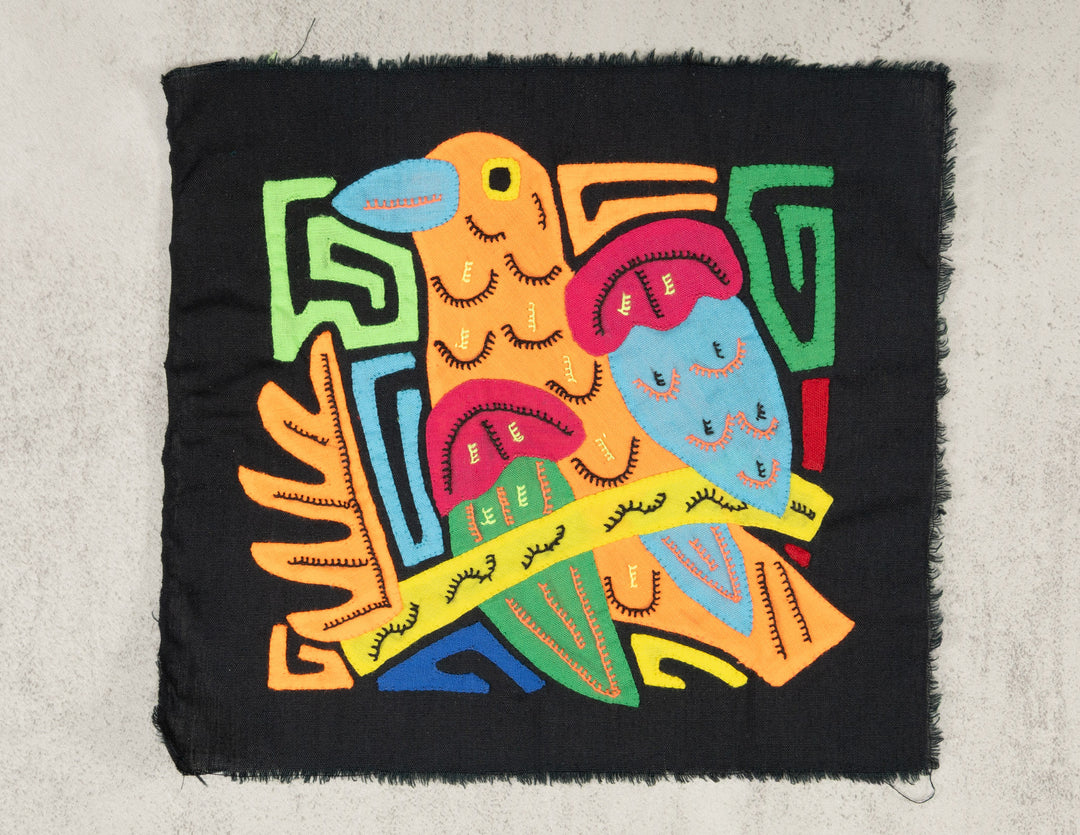 Multicolor Orange Red And Blue Bird Molita