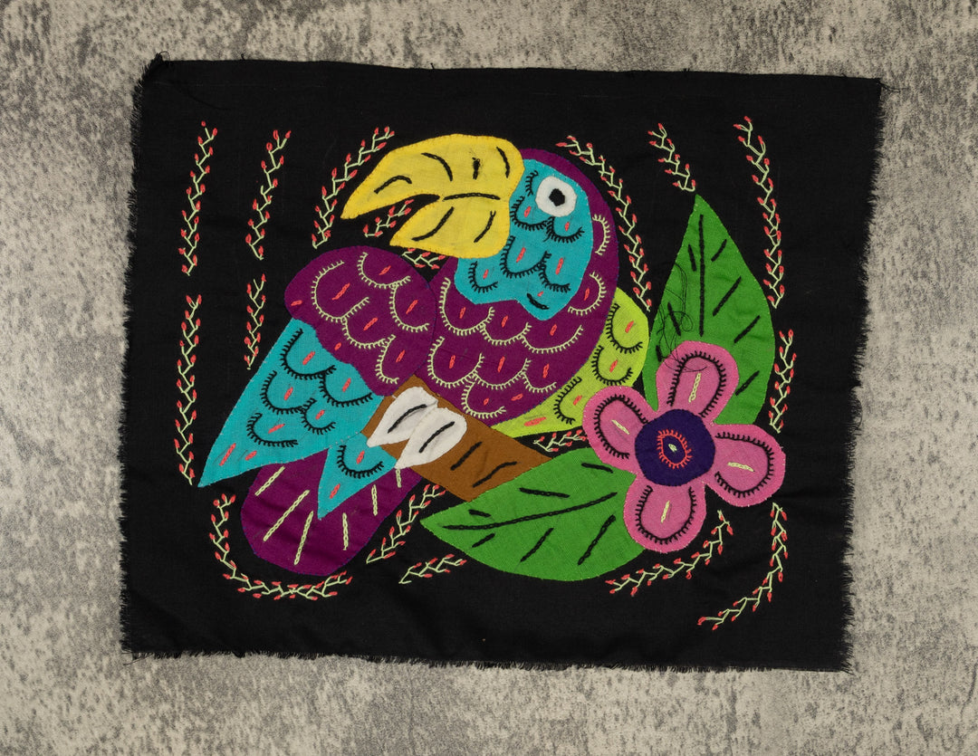 Multi-Color Parrot Bird Blue And Purple Molita