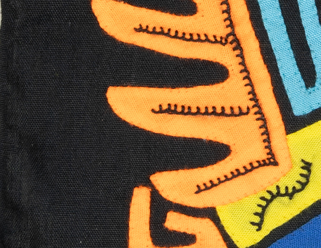 Multicolor Orange Red And Blue Bird Molita