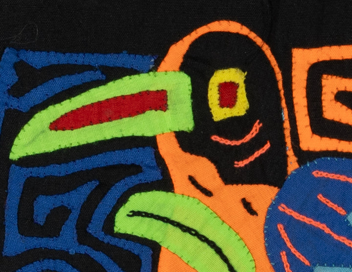 Multi-Color Parrot Bird Blue And Orange Molita