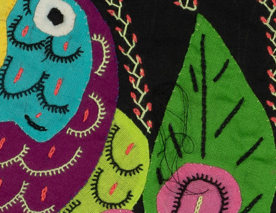 Multi-Color Parrot Bird Blue And Purple Molita