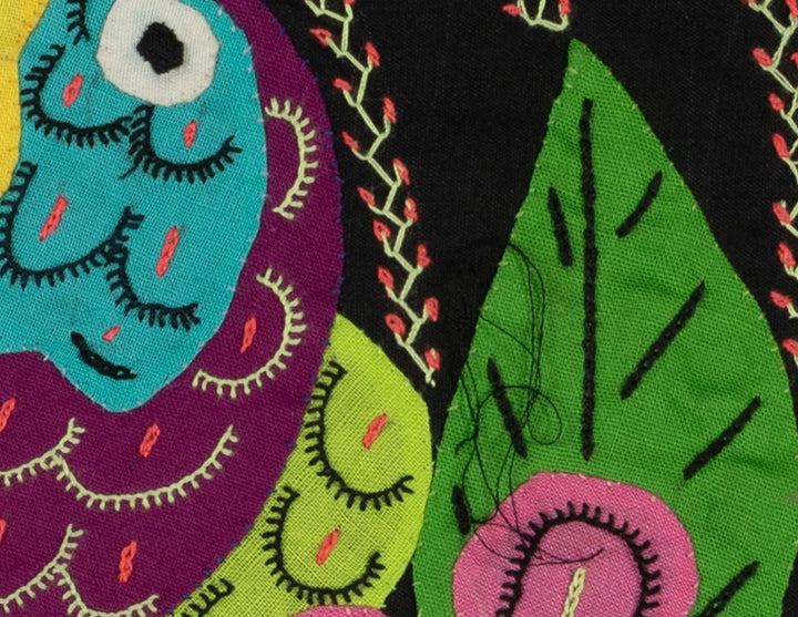 Multi-Color Parrot Bird Blue And Purple Molita