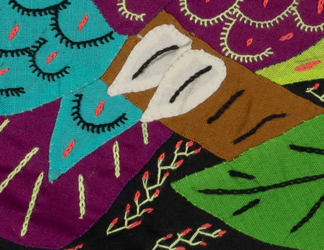 Multi-Color Parrot Bird Blue And Purple Molita