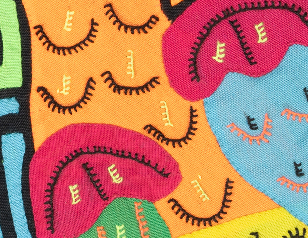 Multicolor Orange Red And Blue Bird Molita