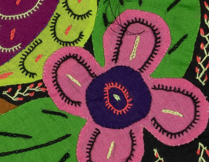 Multi-Color Parrot Bird Blue And Purple Molita