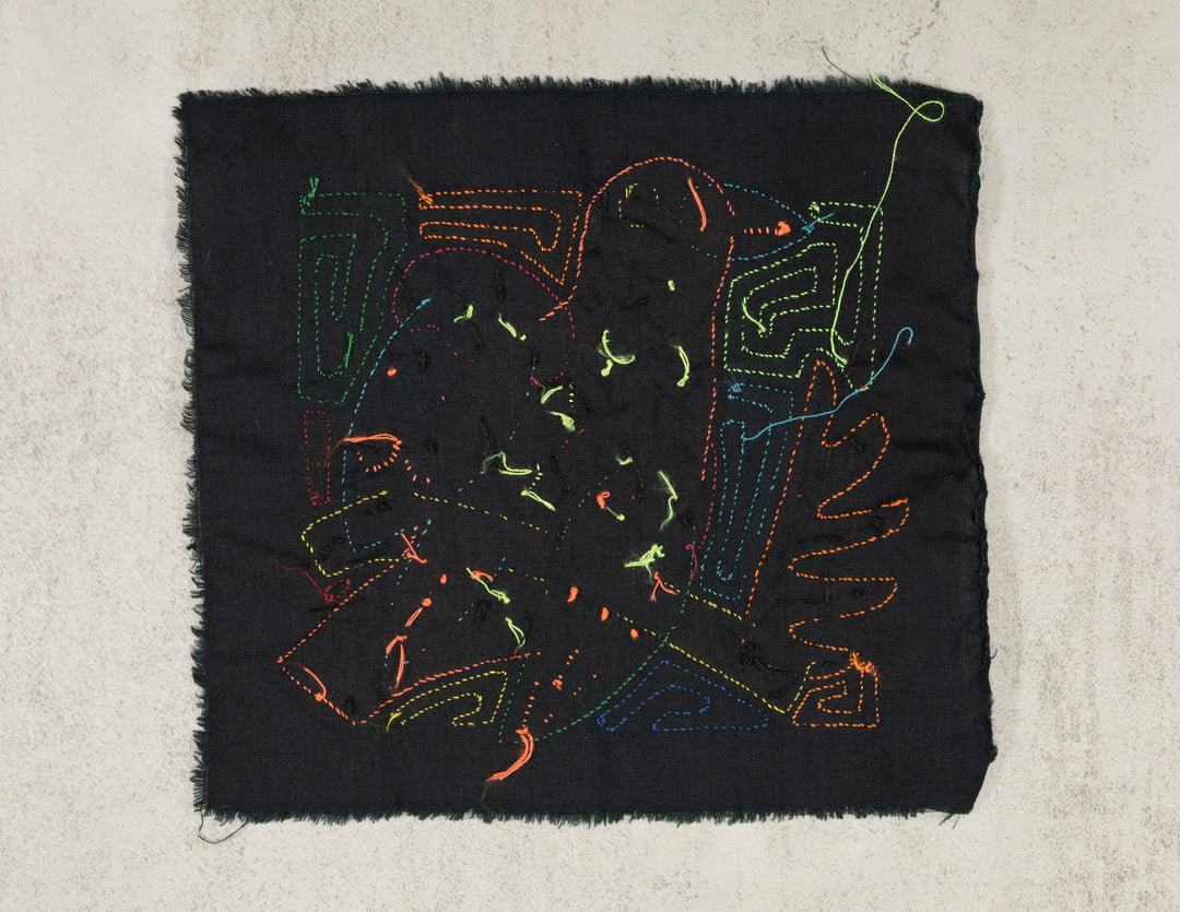 Multicolor Orange Red And Blue Bird Molita