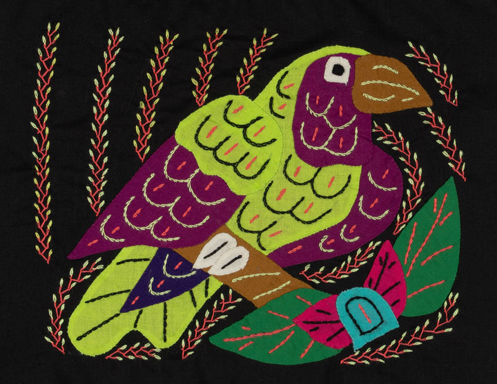 Multi-Color Parrot Bird Green And Purple Molita
