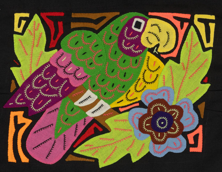 Multi-Color Parrot Bird Green And Pink Molita